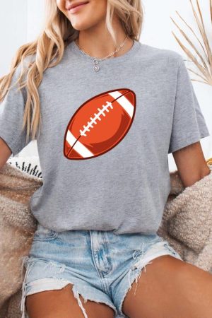 American Football Ball Side Illustration T-Shirt