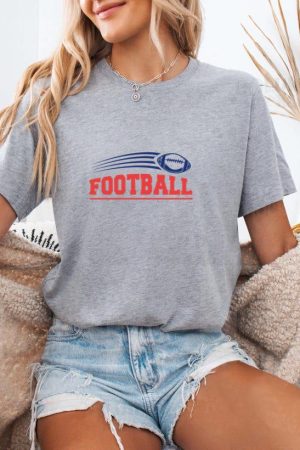 American Football Sport Badge T-Shirt