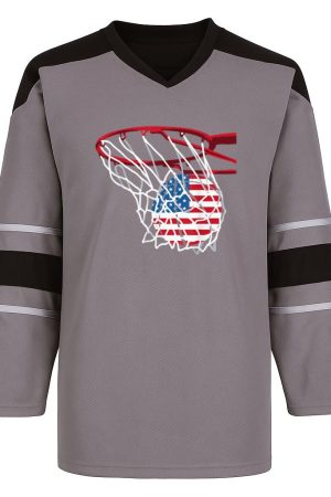 American Patriotic Basketball US Flag Snow Sports Jersey