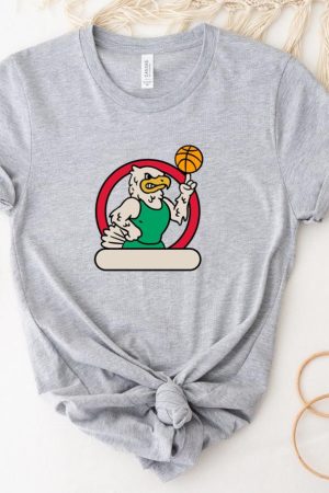 Bald Eagle With A Basketball In His Hand EG T-Shirt