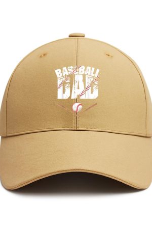 Baseball Dad Baseball Lover For Father Cotton Baseball Hat