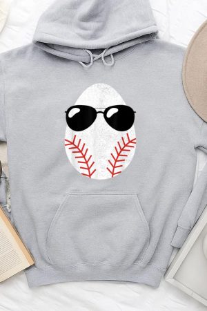 Baseball Egg Easter Day Hoodie