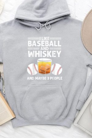 Baseball Whiskey Scotch Fan Hoodie