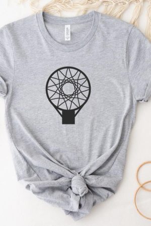 Basketball Basket Up Stroke T-Shirt