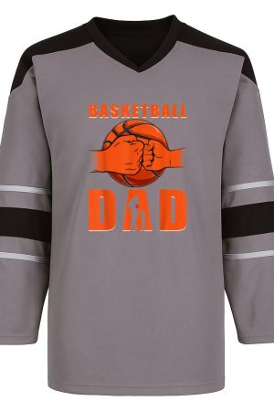 Basketball Dad And Son Snow Sports Jersey
