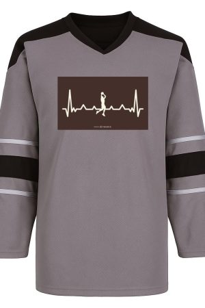 Basketball Heartbeat Design Snow Sports Jersey