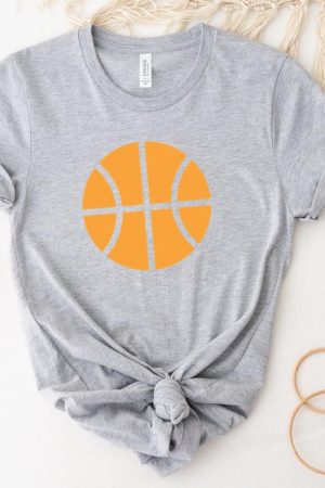 Basketball Icon Silhouette T-Shirt