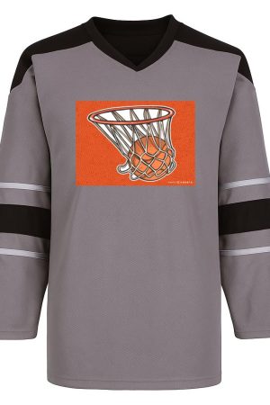 Basketball In Net Illustration Snow Sports Jersey