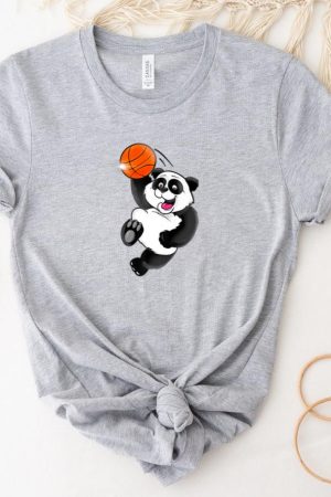 Basketball Panda Slam Dunk T-Shirt