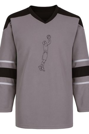 Basketball Player Side View Stroke Snow Sports Jersey
