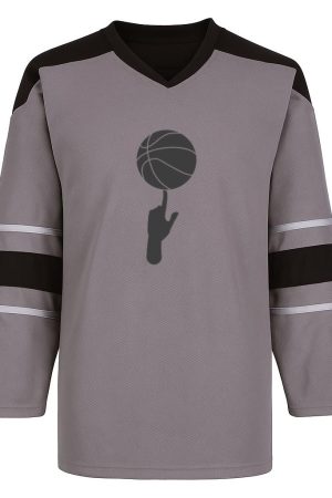 Basketball Spin Cut Out Snow Sports Jersey