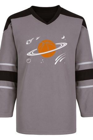Basketball Sports Planet Saturn Ring Galaxy Space Snow Sports Jersey