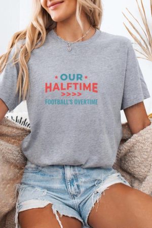 Bold Football Halftime Graphic Designs T-Shirt