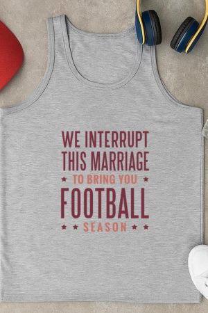 Bring You Football Season Lettering Tank Top