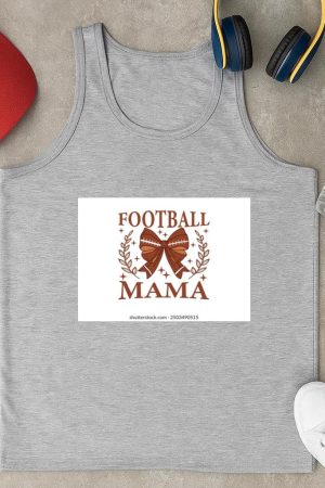 Fall Season Football Mama Coquette Nw Tank Top
