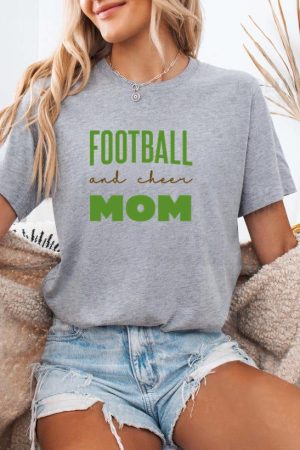Football And Cheer Mom PP T-Shirt