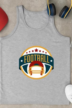 Football Badge Tank Top