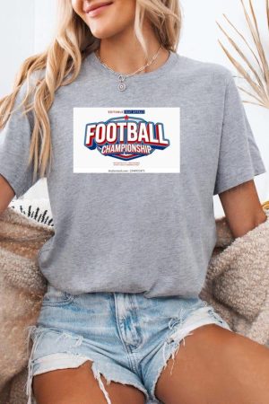 Football Championship D Editable Text Nw T-Shirt