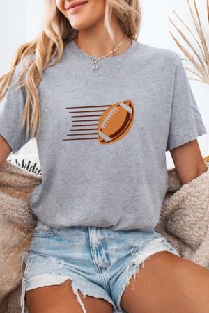 Football Flying In The Air T-Shirt