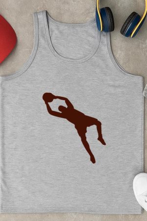 Football Goalkeeper Catching Jump Tank Top