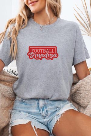 Football Grandma Design Retro T-Shirt