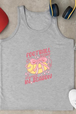 Football Mom Always In Season Design AB Tank Top