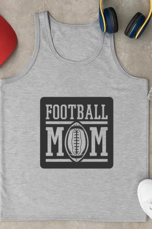 Football Mom Family Quote Tank Top