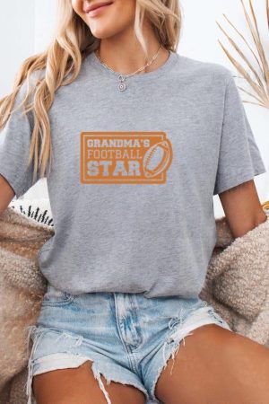 Grandmas Football Star Design JLK T-Shirt