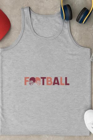 Helmets American Football Lettering Tank Top