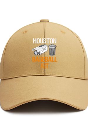 Houston Baseball Camera And Trash Cotton Baseball Hat