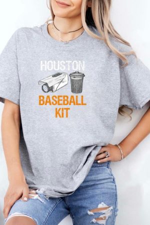 Houston Baseball Camera And Trash T-Shirt