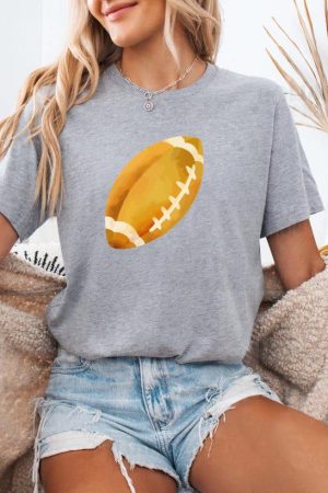 Illustration Of A Football T-Shirt