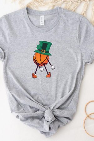 Irish St Patricks Day Hat Basketball T-Shirt