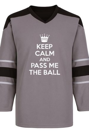 Keep Calm Pass Me The Ball Basketball Snow Sports Jersey