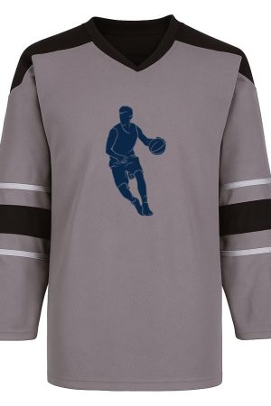 Male Basketball Player Cut Out Snow Sports Jersey