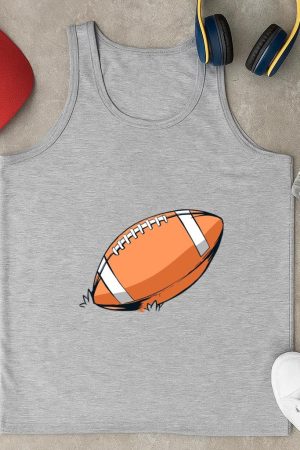 Nfl Football Ball Illustration Tank Top