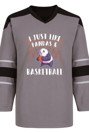 Panda Basketball Player I Just Like Pandas Snow Sports Jersey