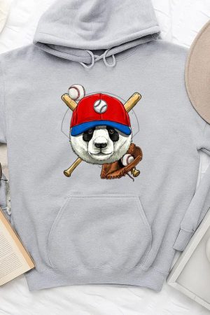 Panda Lovers Baseball Player Hoodie