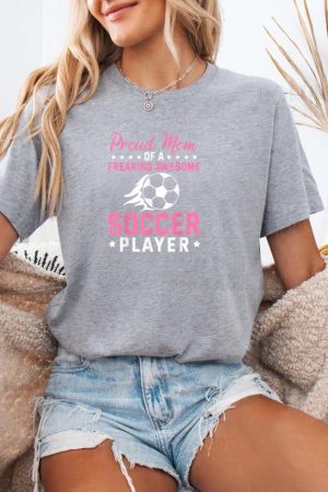Pround Mom Of Soccer Player T-Shirt