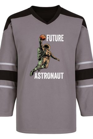 Rocket Space Astronaut Basketball Snow Sports Jersey