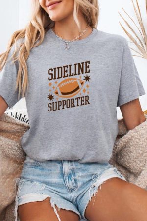 Sideliner Football Design T-Shirt