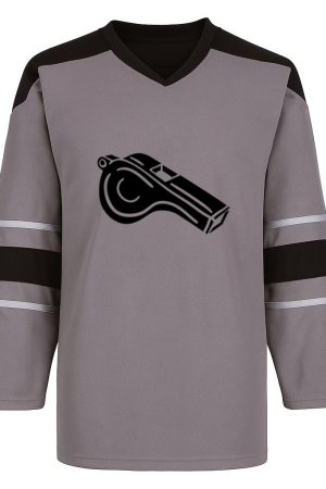 Whistle Basketball Black Snow Sports Jersey
