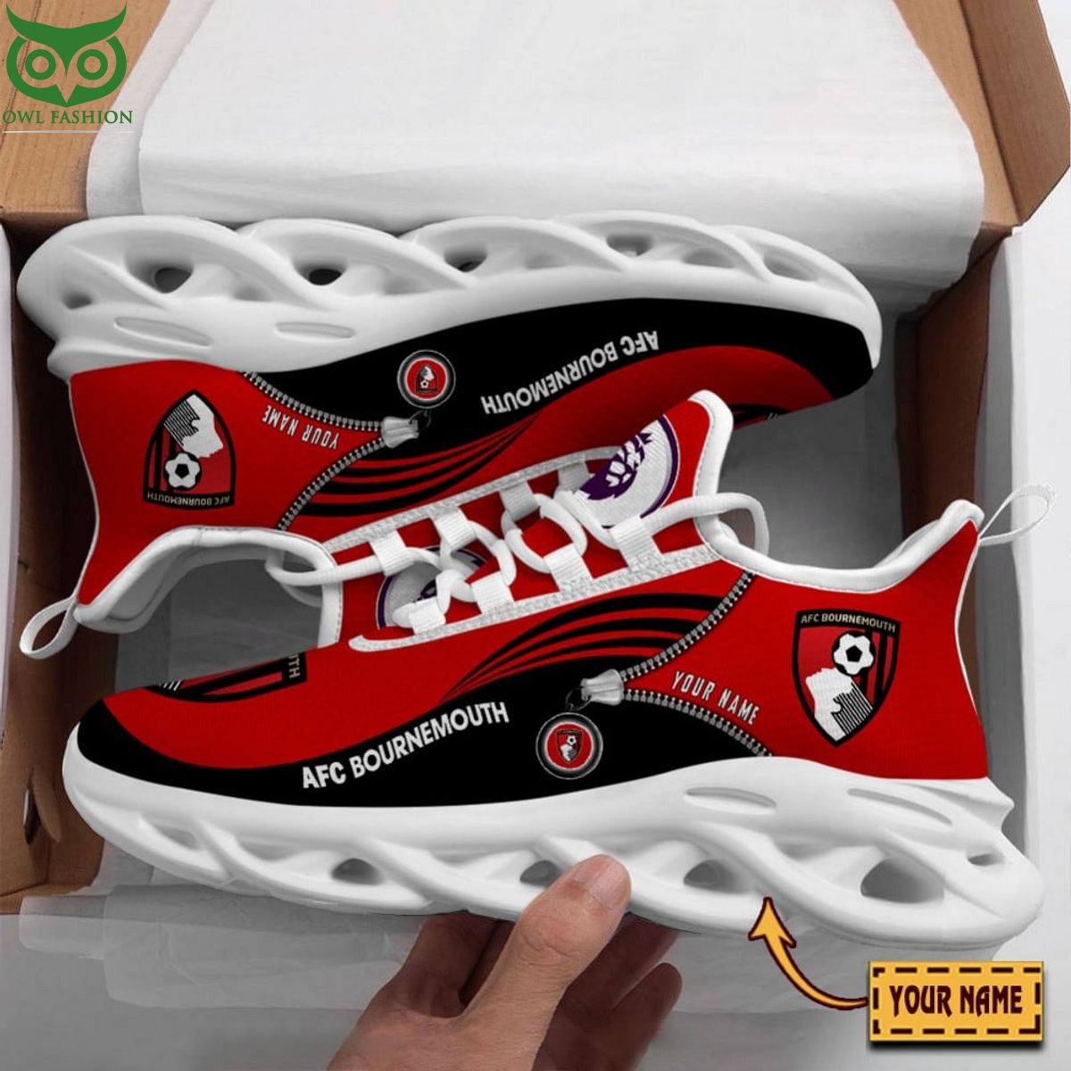 A.F.C. Bournemouth Max Soul Shoes Sneakers For Men And Women Calebmatthewhans