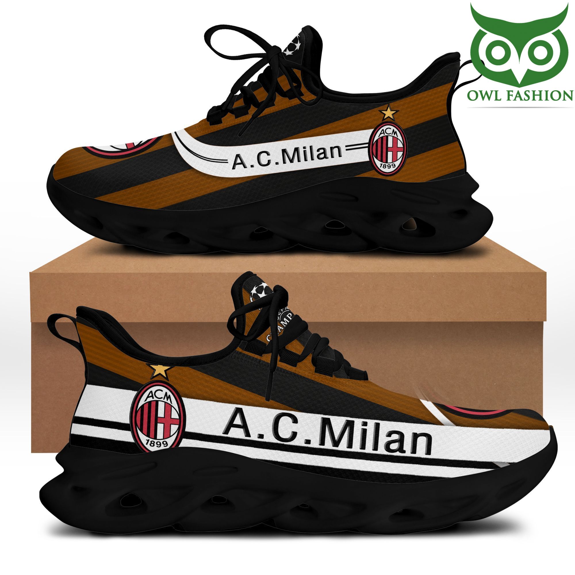 AC Milan Max Soul Shoes Sneakers For Men And Women Calebmatthewhans
