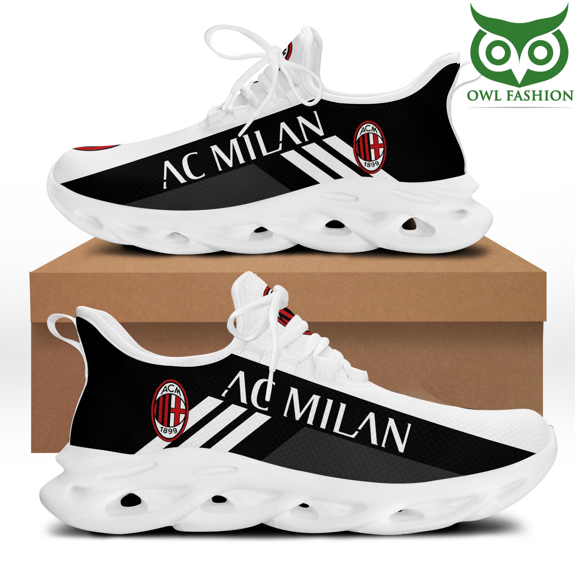 AC Milan Max Soul Shoes Sneakers For Men And Women Calebmatthewhans