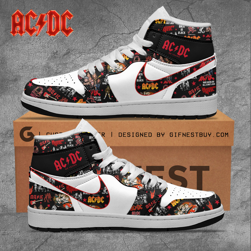 AC/DC AJ1 High Sneakers Shoes For Men And Women Calebmatthewhans