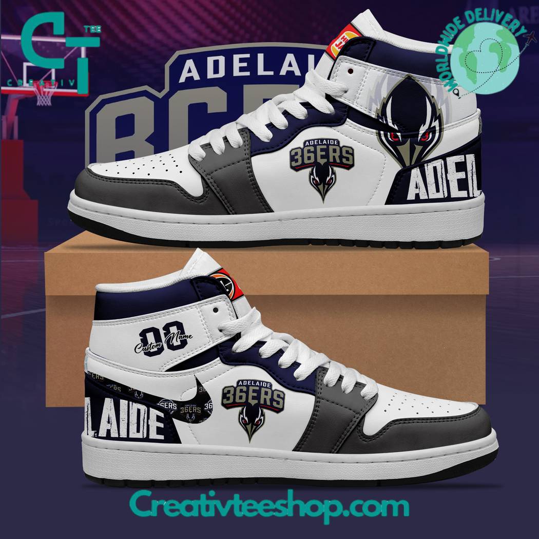 Adelaide 36ers AJ1 High Sneakers Shoes For Men And Women Calebmatthewhans