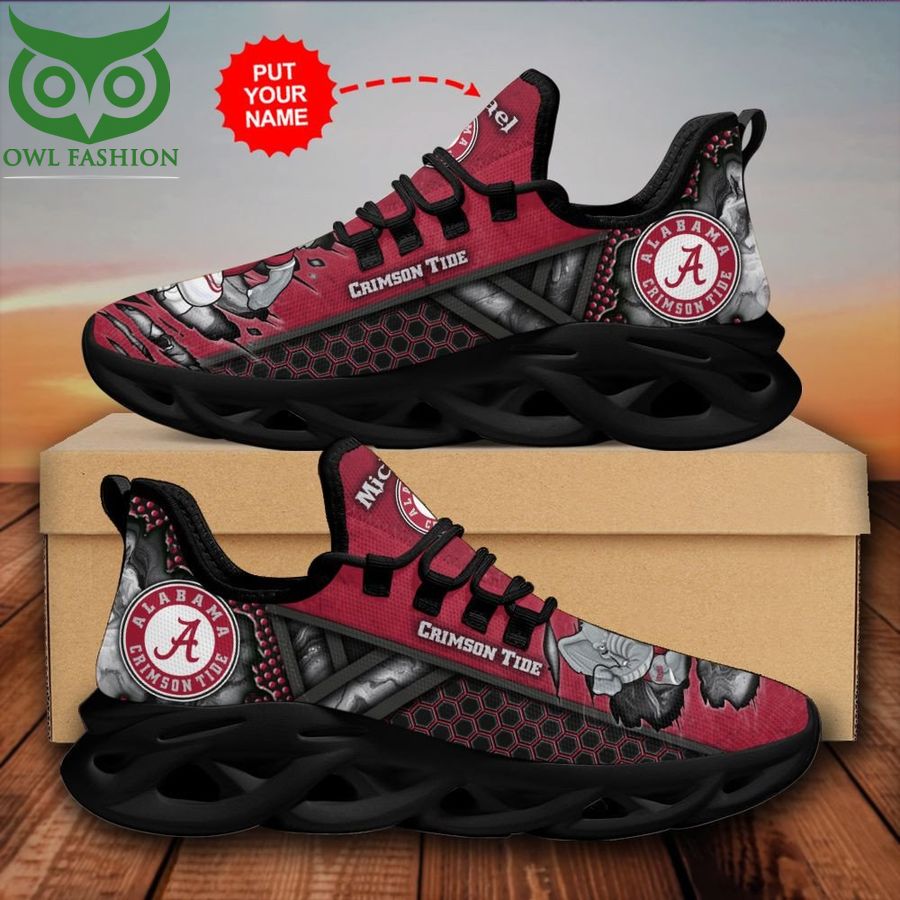 Alabama Crimson Tide Max Soul Shoes Sneakers For Men And Women Calebmatthewhans