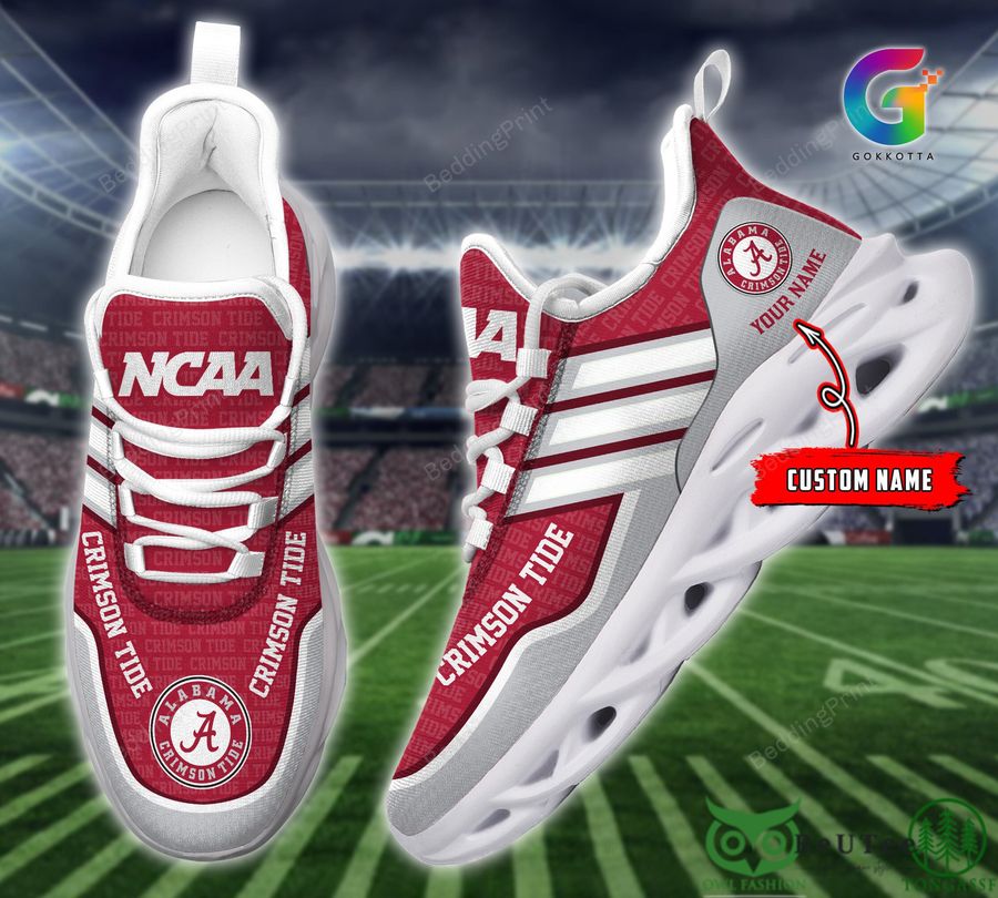 Alabama Crimson Tide Max Soul Shoes Sneakers For Men And Women Calebmatthewhans