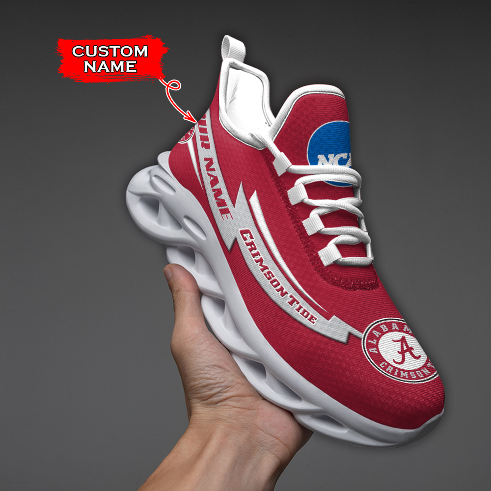 Alabama Crimson Tide NCAA Max Soul Shoes Sneakers For Men And Women Calebmatthewhans